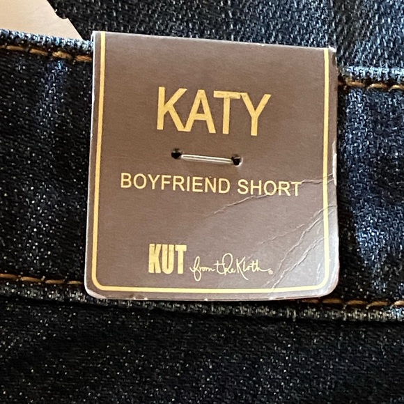 NWT- KUT FROM THE KLOTH - Katy Boyfriend Denim Jean Shorts KS1333GA1R 20W - Picture 7 of 8